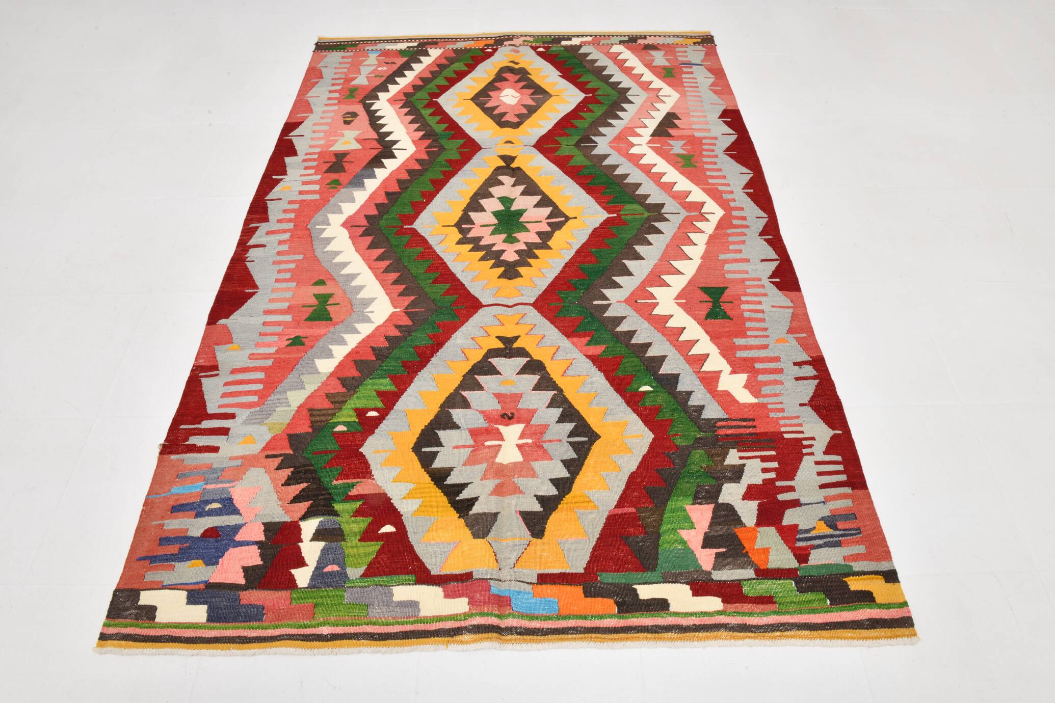 5x7 Tribal Handwoven Kilim Rug, 155x232Cm