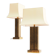 Pair of Large Brass Table Lamps by Willy Daro, Belgium, 1970s