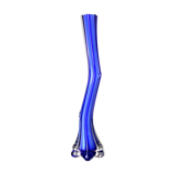 Soliflore bleu en verre de Murano, Italie, 1960