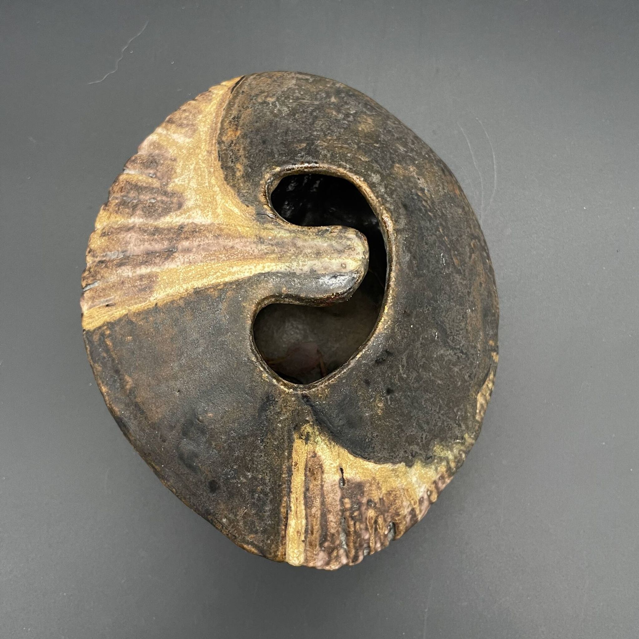 Vase sculptural en céramique Helmut Schäffenacker V27, Allemagne