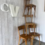Mismatched Baumann bistro chairs