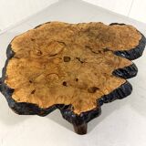 Large tree trunk coffee table by Frank Armich Canada