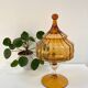 Amber glass dragée / sweet box Empoli (Italy) - Years