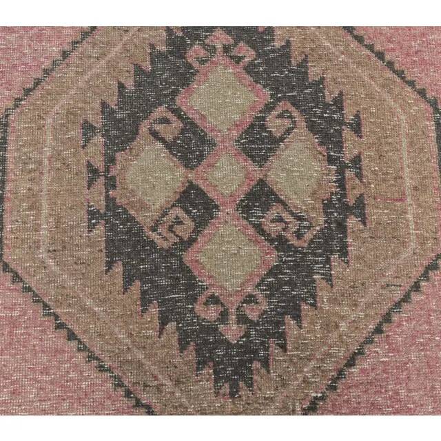 1970s vintage Turkish hand-knotted runner 99x392