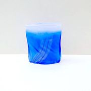 Vase by Maud G. Bugge for Hadeland Glassverk in blown glass, Norway 1980