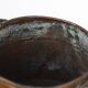 Antique worn Wabi Sabi red copper bucket