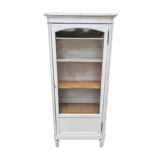 Old grey patinated showcase