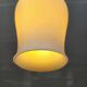 Opaline glass tulip pendant light