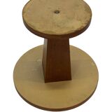 Vintage side table art deco style 80s wood minimalist design