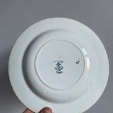 Set of 10 hollow plates Terre de Fer XIXth, model Madrid