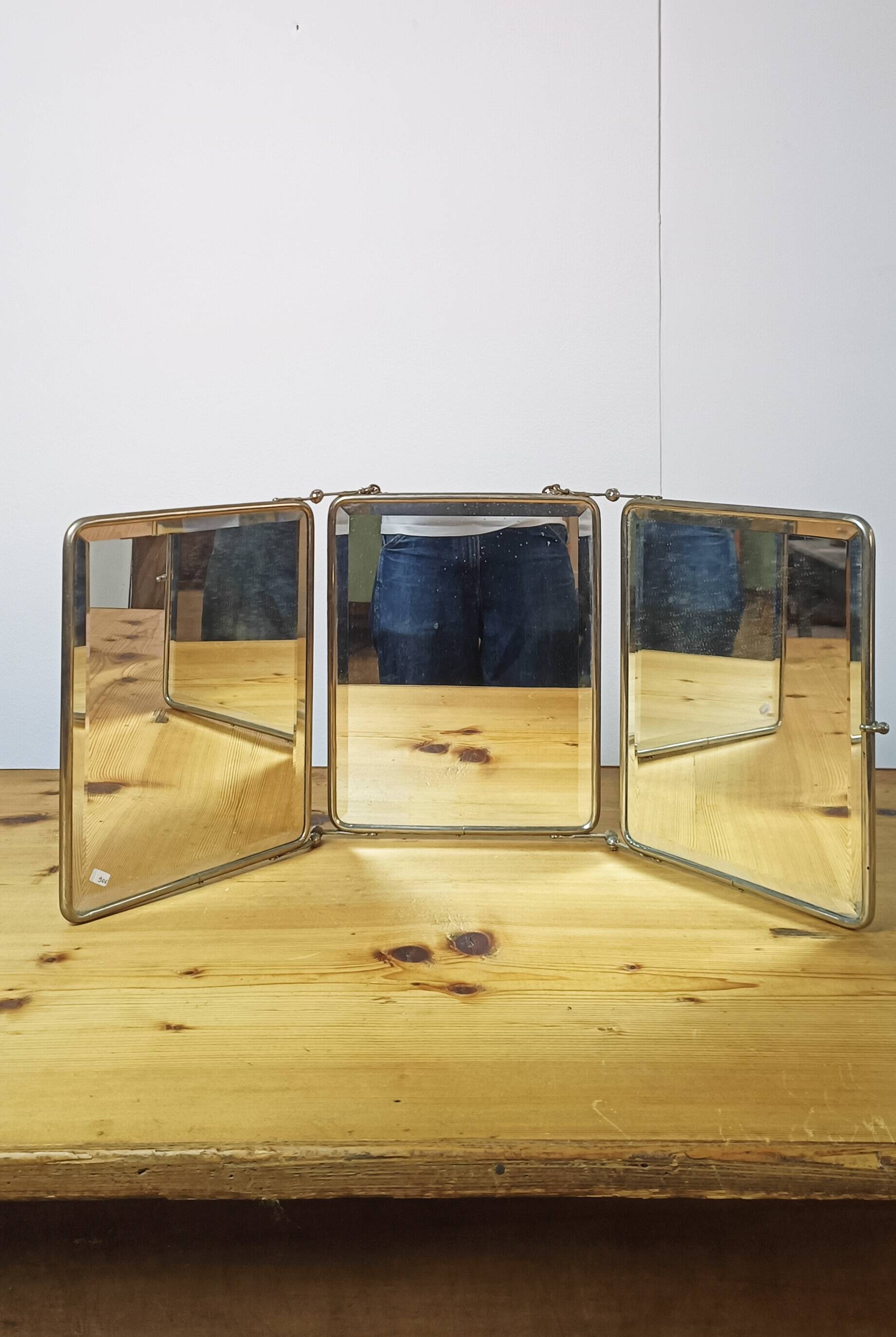 Large triptych mirror