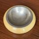 Set of two Aldo Tura bowls in goatskin and brass