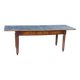 Farmhouse table, late 19th/early 20th century, 6 drawers, slate top 2