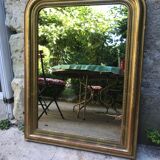 Golden Louis-Philippe Mirror 99x74 cm