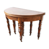 10-foot console in walnut era Louis Philippe