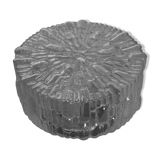 Vintage molded glass ceiling lamp