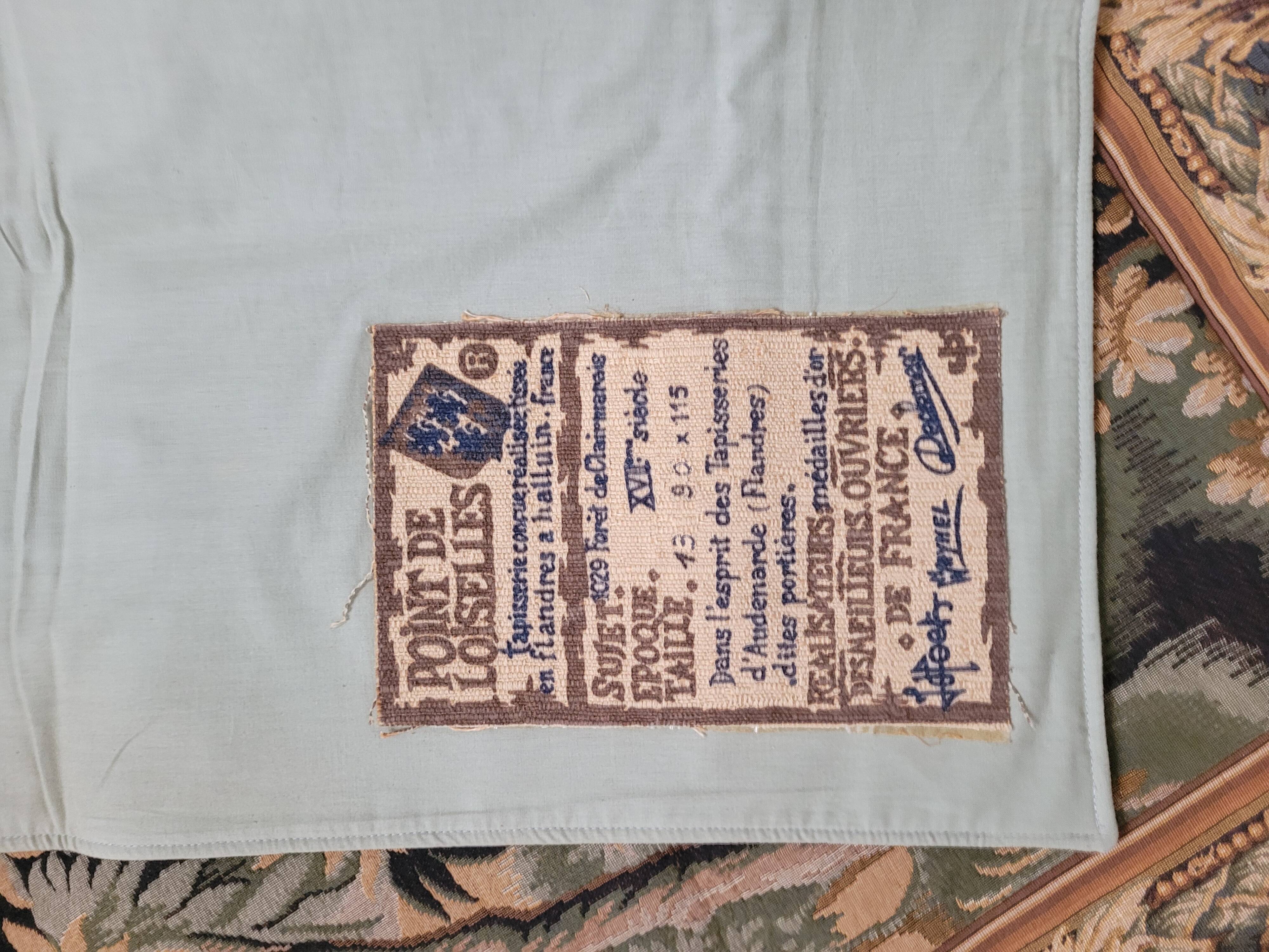 Wall tapestry Forest of Clairmarais Flanders tapestry