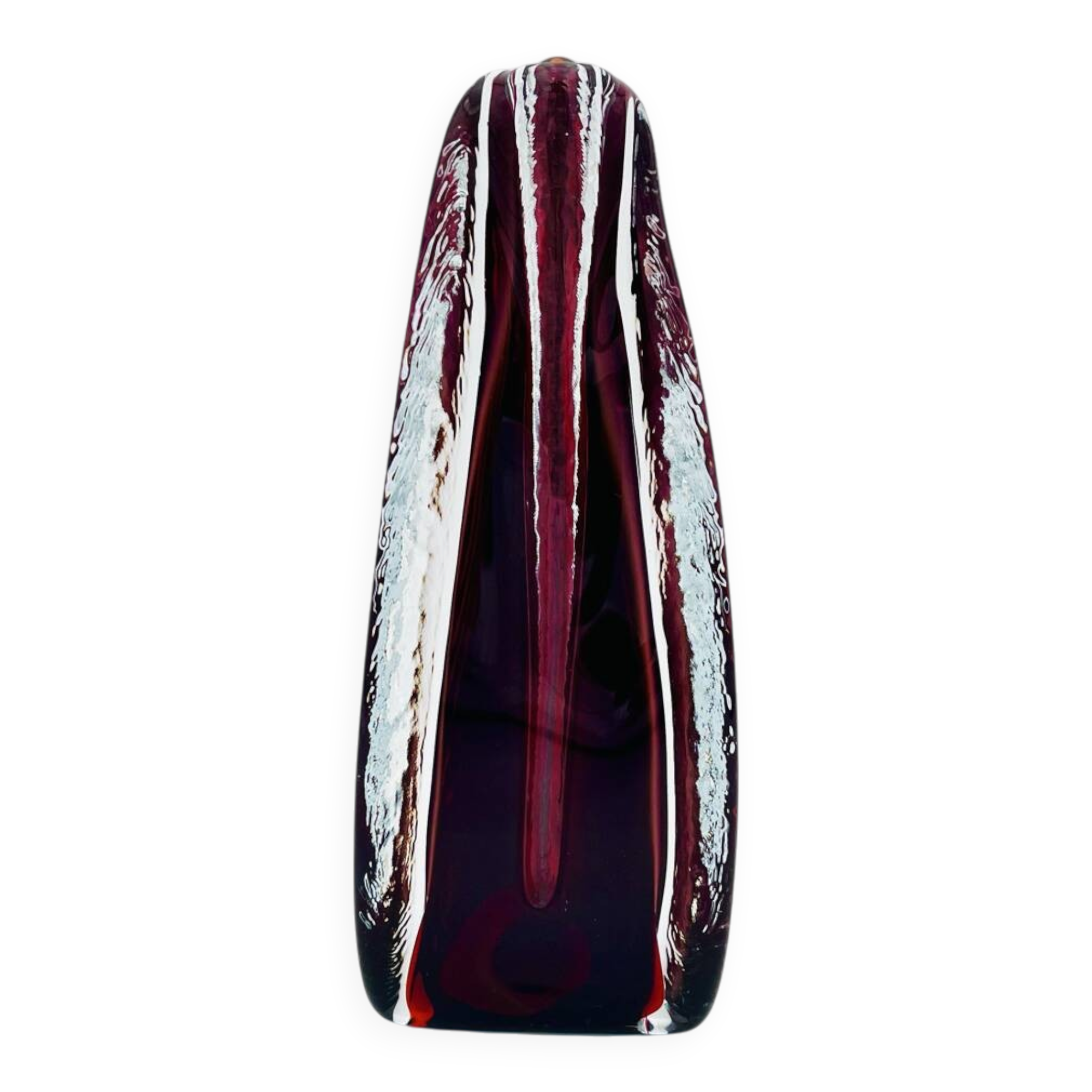 Vase Sculptural Sommerso - Václav Hanuš - Design Tchécoslovaque 60s