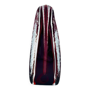Vase Sculptural Sommerso - Václav Hanuš - Design Tchécoslovaque 60s