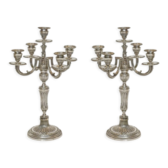 Pair of candelabras Louis XVI style