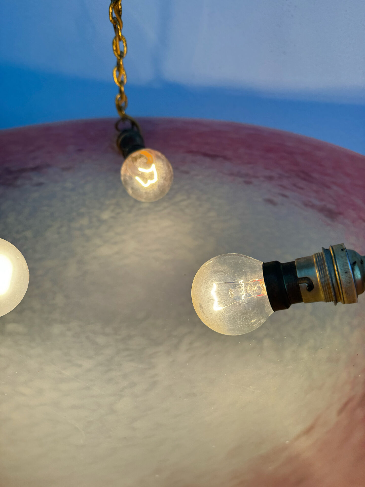 Schneider Art Deco glass paste lustre
