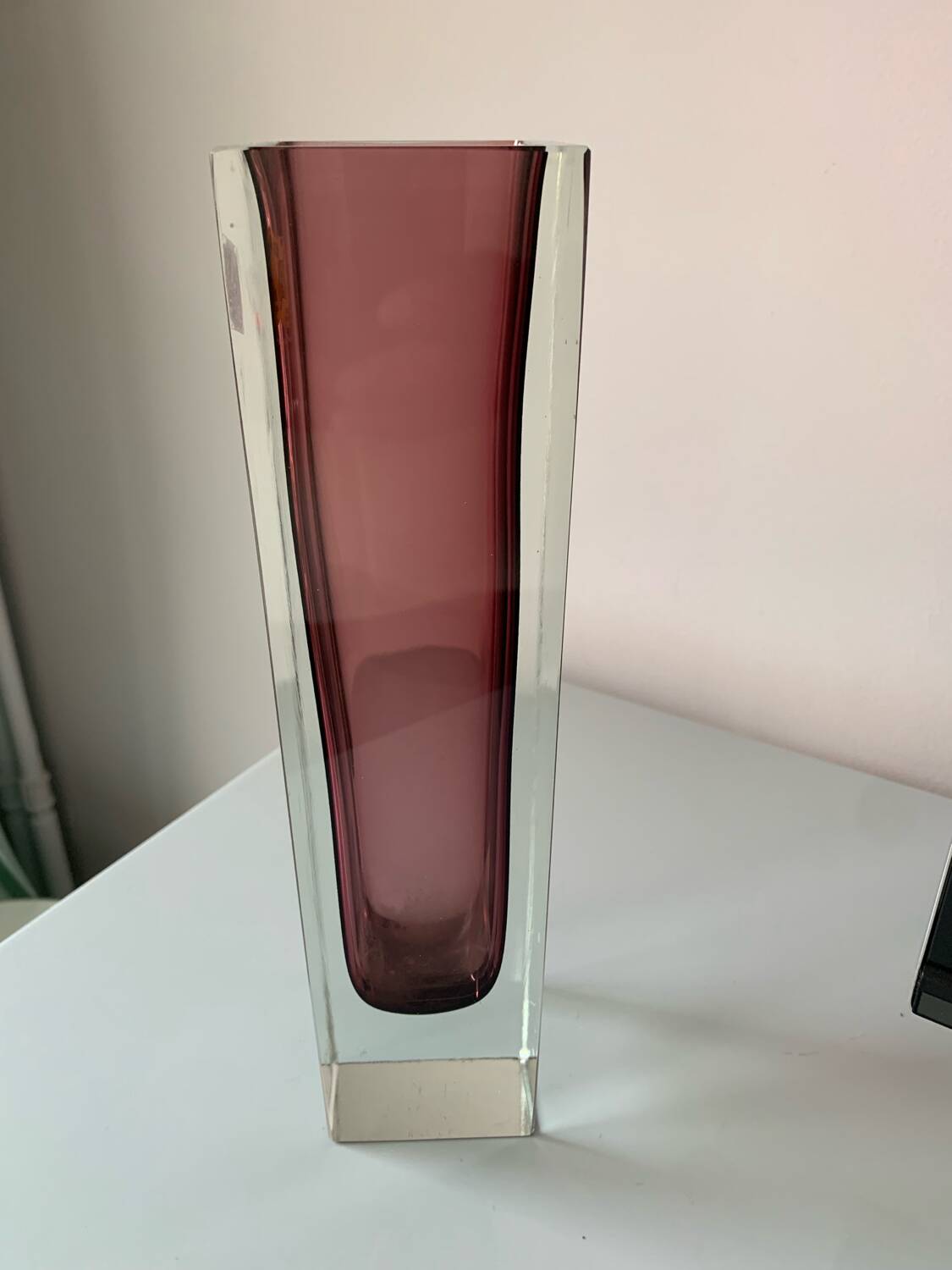 Murano glass vase