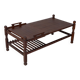 Vintage 1960s coffee table with pull-out tray, Italian design