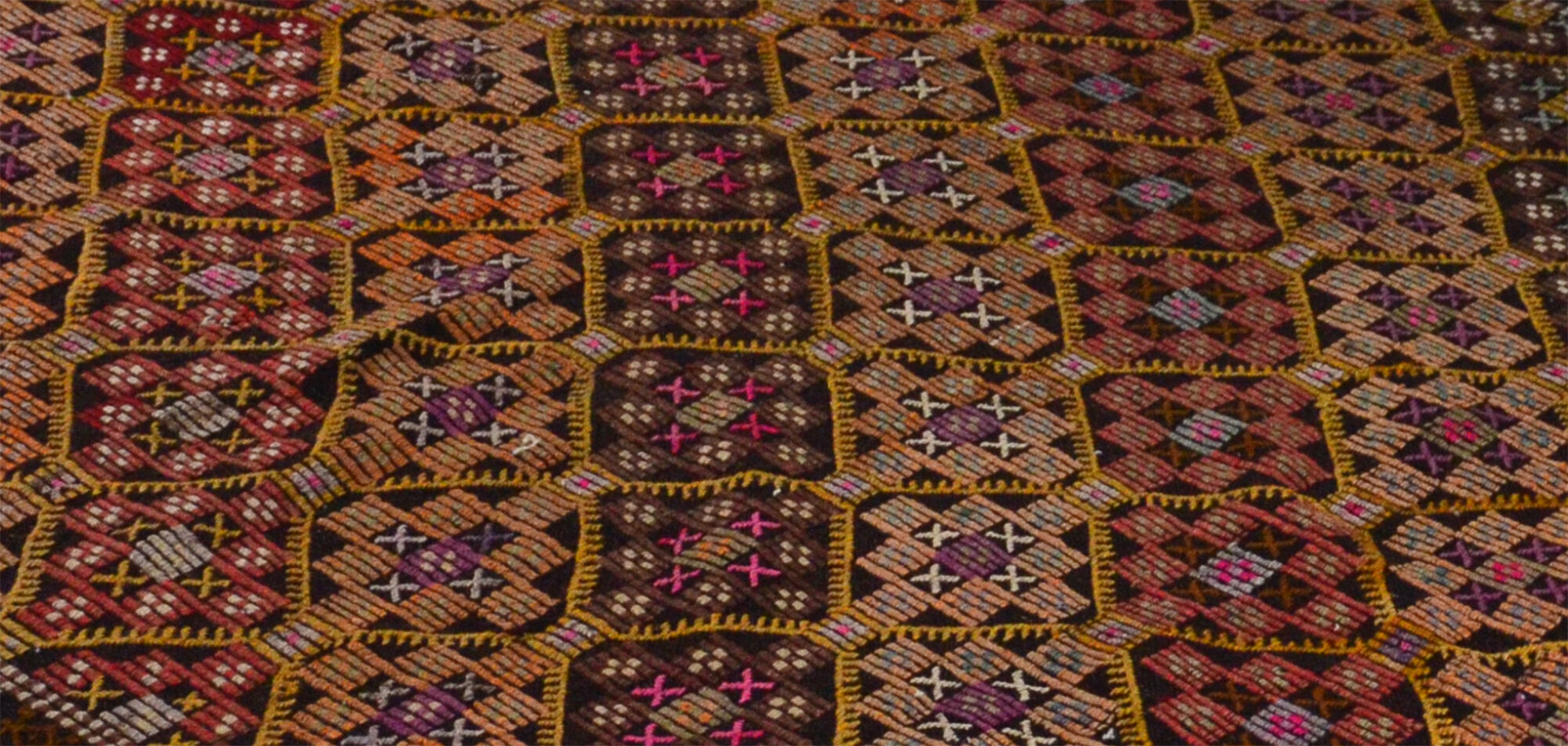Anatolian handmade kilim rug 270 cm x 168 cm