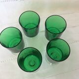 Set of 5 wine glasses Luminarc Arcoroc year 1970