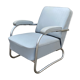 Reclining sled chair 1950 Bauhaus