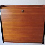 Teak wall-mounted secretary from the 50s / 60s