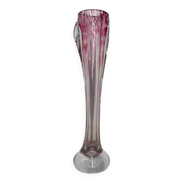 Art Deco crystal soliflore vase