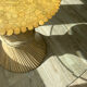 Table bambou et verre