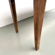 Table de ferme en noyer massif, années 50