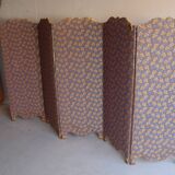 Antique 5-panel screen – Souleiado fabric