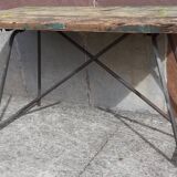 Folding workshop table