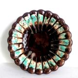 Vallauris style ceramic godron cup