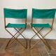 Pair of camping chairs