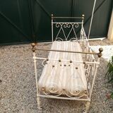 Wrought iron child seat