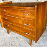 Oak chest of drawers, Scandinavian style, circa 60