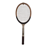 Vintage wooden tennis racket
