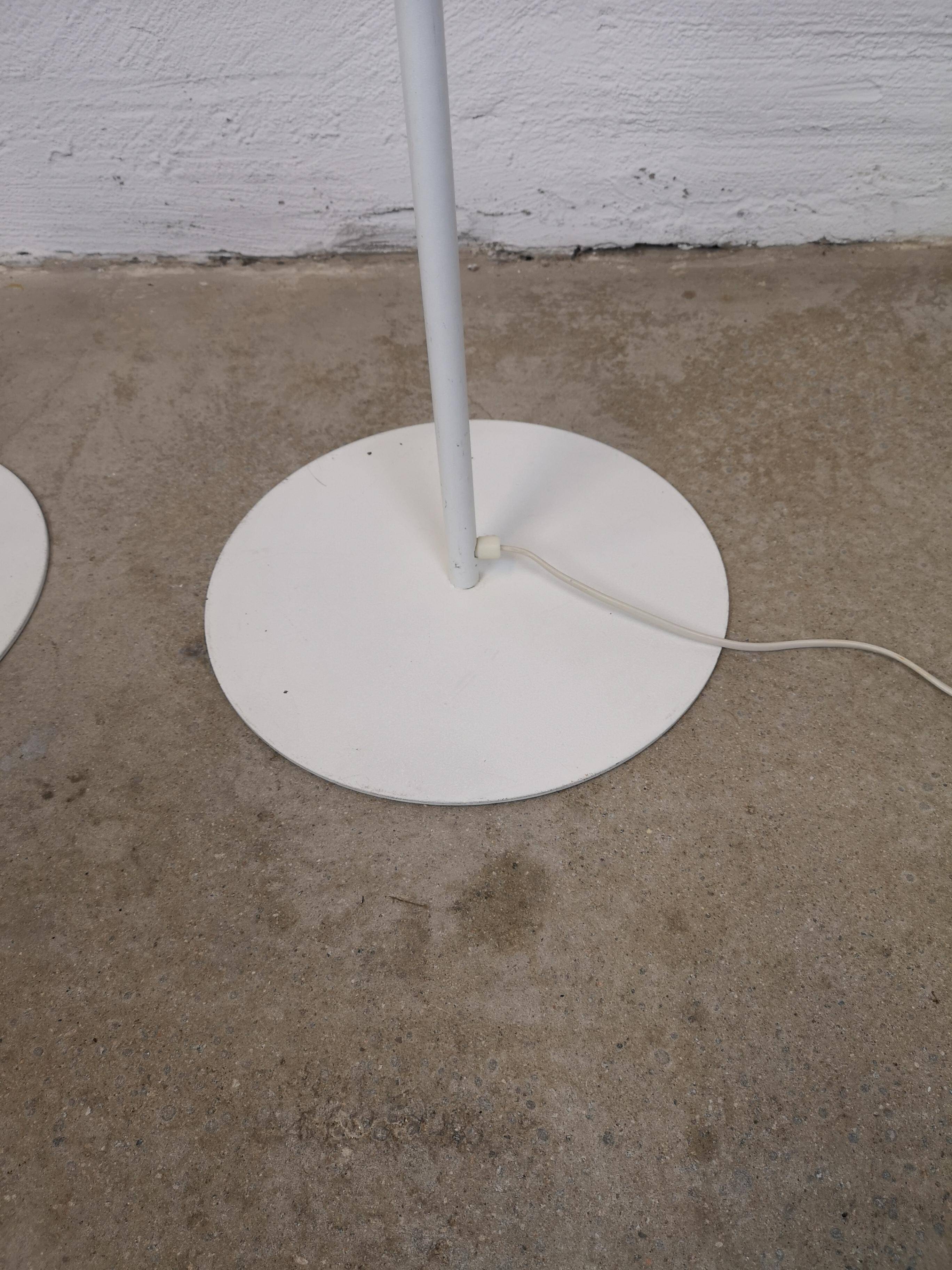 Pair of mid-century modern Luxus floor lamps, Sweden, 1970s.