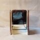 Vintage barber triptych mirror