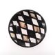 Ceramic checkerboard pocket emptier by Robert Picault, Vallauris