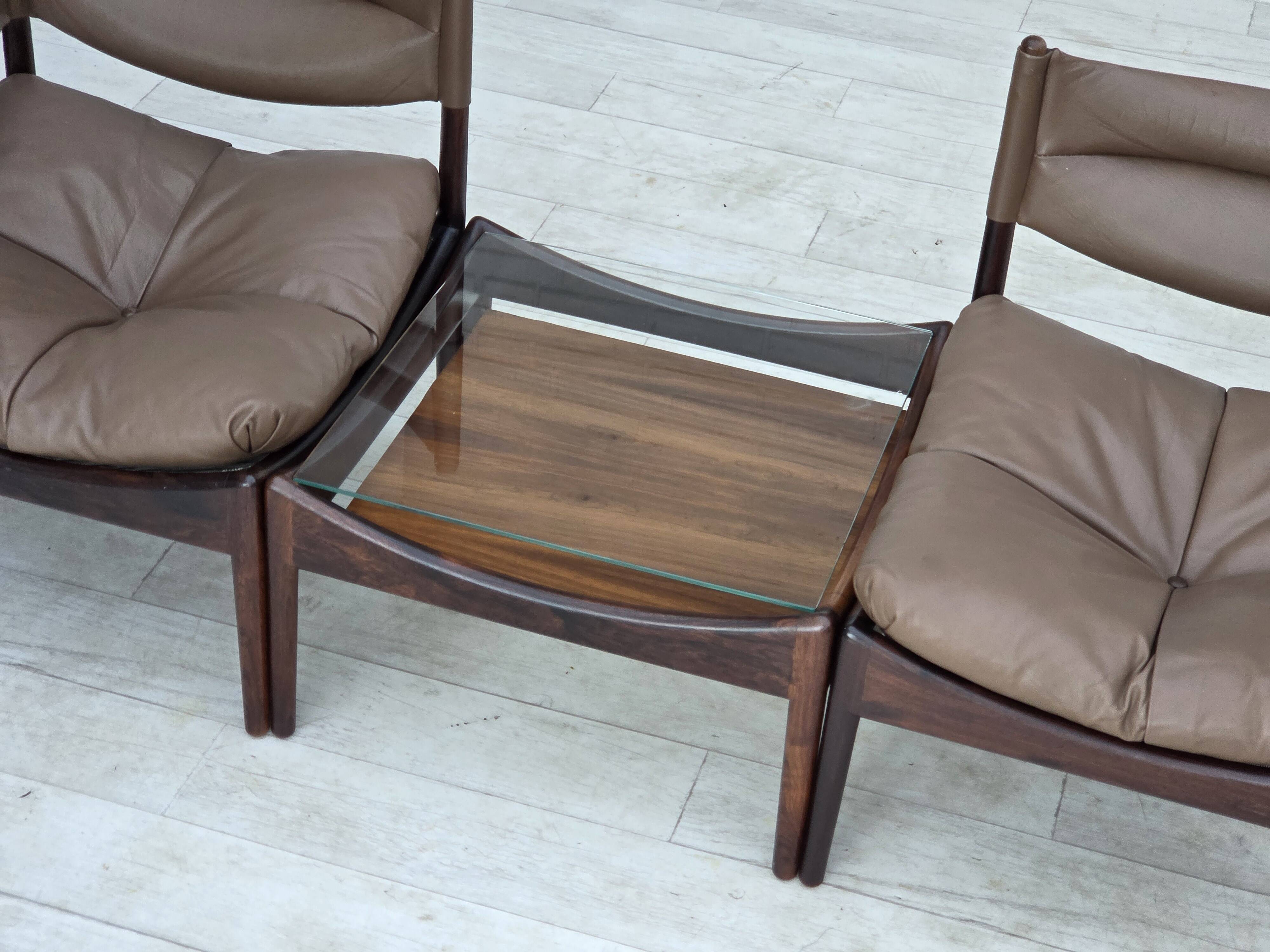 1970s, Danish design by Kristian Vedel, modular sofa, model Modus.