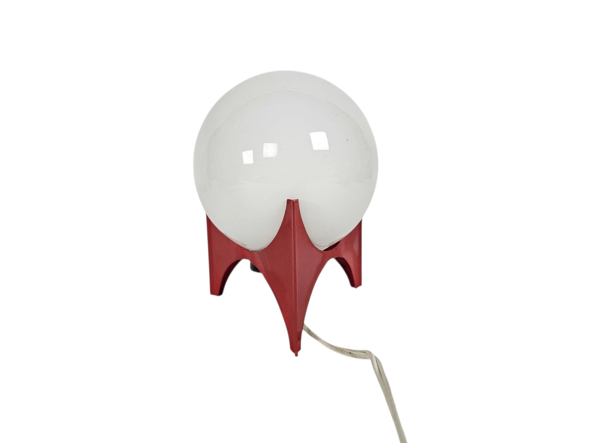Space Age - Cube lamp - design Richard Essig - opaline - Germany - 70's