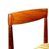Set de 6 chaises en palissandre, h w klein, bramin, danemark, 1960