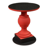 1970s Italian red painted coffee table