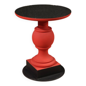 1970s Italian red painted coffee table