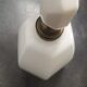 Applique ancienne porcelaine blanche salle de bain art déco 1930 tulipe opaline